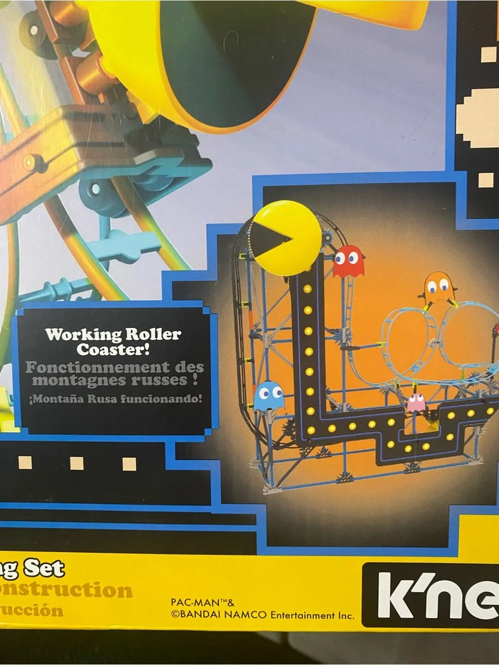 Kids Pac-Man Roller Coaster Building Set bt K’nex new in box ages 9 + STEM toy
